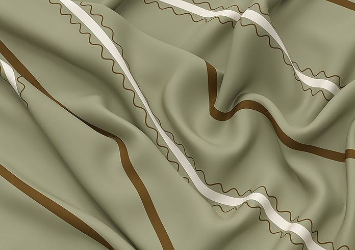 The British Stripe Co. Alfred, Derwent No.1 - Roman Blind - Image 4